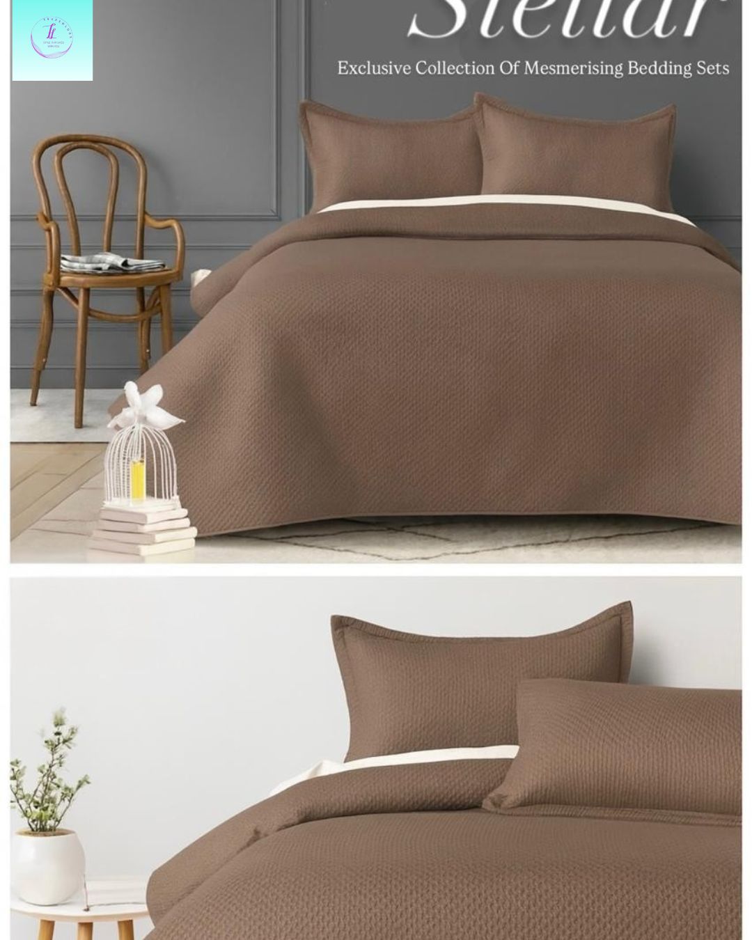 Stellar Quilted Bedspread Set